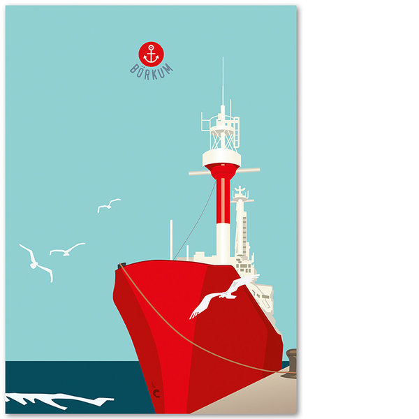 Postkartje „Feuerschiff”